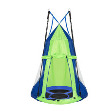 Fészekhinta sátorral 110 cm-es, kék