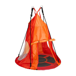 Fészekhinta sátorral 110 cm-es, piros