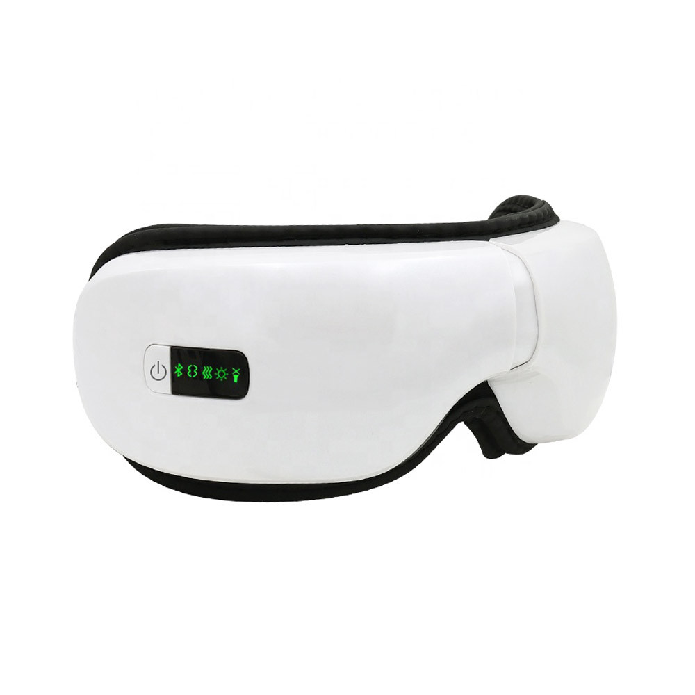 EyeCare relaxációs szemmasszírozó - Bluetooth csatlakozással / vibrációs masszázsszemüveg 