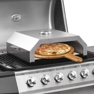 Pizzasütő kerámialappal gázüzemű/faszenes grillsütőhöz - utánvéttel vagy ingyenes szállítással