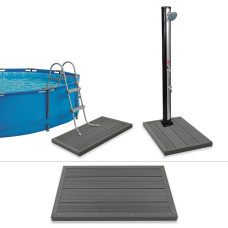 WPC padlóelem szolárzuhanyhoz vagy medencelétrához - utánvéttel vagy ingyenes szállítással