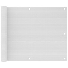 Fehér HDPE erkélyparaván 75 x 300 cm - utánvéttel vagy ingyenes szállítással