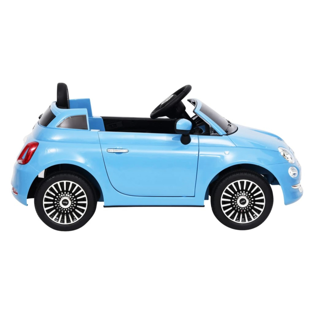 Fiat 500 kék gyermek elektromos autó - utánvéttel vagy ingyenes szállítással