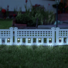 LED-es szolár kerítés